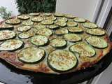 Tarte gorgonzola, sauge, courgette et sésame