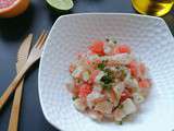 Ceviche de daurade au pamplemousse