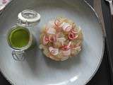 Tartare de daurade au jus vert