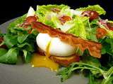 Salade gourmande & son oeuf mollet