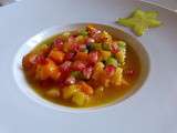 Soupe de fruits exotiques aux epices