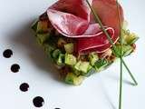 Tartare de courgettes