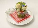 Wraps poulet courgettes etc... a la mexicaine