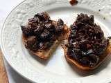 Crostini di fegato in agro dolce / Foie à l'aigre-douce