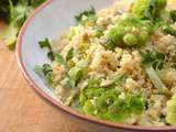 Green Taboulé {Brocoli, Pistaches, Cébette et Caradamome}