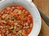 Minestra di fagioli - Soupe de Haricots secs {Omnicuiseur}