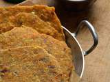 Paratha aux carottes {Pain plat indien}