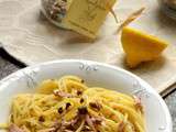 Pâtes au Thon, Câpres et Citron {Spaghetti au goût de Vacances}