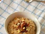 Porridge d'Automne aux Noisettes et aux Figues séchées