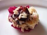 Risotto radicchio et chèvre