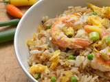 Riz frit aux Crevettes