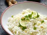 Riz sauté Miel, Lime et Gingembre