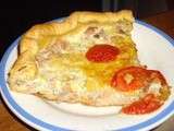 Tarte au thon et tomate