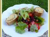 Salade au chèvre chaud