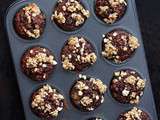 Muffins aux bananes et chocolat avec crumble d'avoine