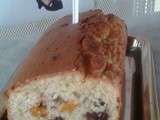 Cake aux abricots et pepites de chocolat