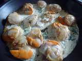 Coquilles saint jacques poelees