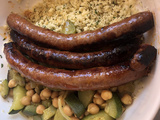 Couscous aux merguez et a la menthe