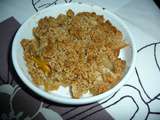 Crumble poire et mangue