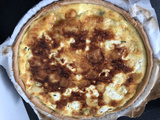 Tarte verte au fromage de chevre