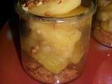 Verrine ananas speculoos