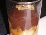 Verrine chocolat-ananas