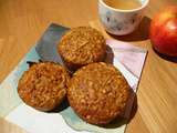 Muffins de flocons d'avoine aux pommes