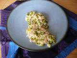 Risotto comté-petits pois