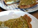 Quiche courgettes-champignons (vegan)