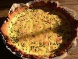 Quiche saumon fumé ricotta sans gluten