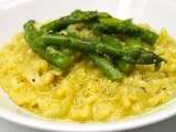 Risotto { safran & asperges vertes }