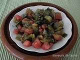 Salade  poivrons et tomates