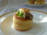 Bouchée forestière au boudin blanc (entrée festive petit budget)