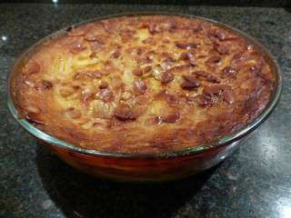 Gâteau invisible aux pommes et aux amandes