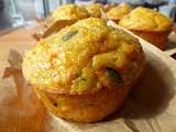 Muffins de quinoa aux carottes et au chèvre frais