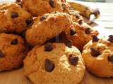 Petits gâteaux moelleux à la banane et aux pépites de chocolat