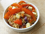 Quinoa au potimarron rôti et à la feta