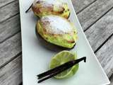 Soufflé d’avocat, cœur coulant au chocolat