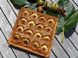 Tarte noisettine aux figues