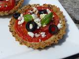 Tartelettes à la tomate en croûte de quinoa