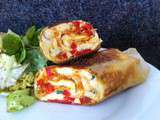 Wrap d'omelette croustillante