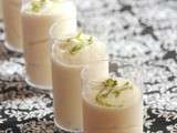 Mousse au chocolat blanc & zestes de citron vert