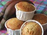 Petits cakes à la banane rose & à la vanille