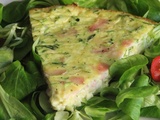 Quiche au jambon & aux courgettes sans pâte