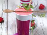 Comme un milkshake : fraise et ricotta