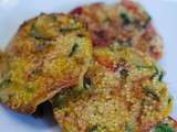 Galettes de millet aux légumes