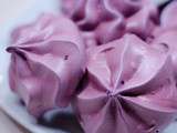 Meringues à la violette