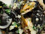 Moules au roquefort