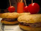 Whoopies tapenade et tomates cerises