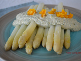 Asperges blanches sauce gribiche